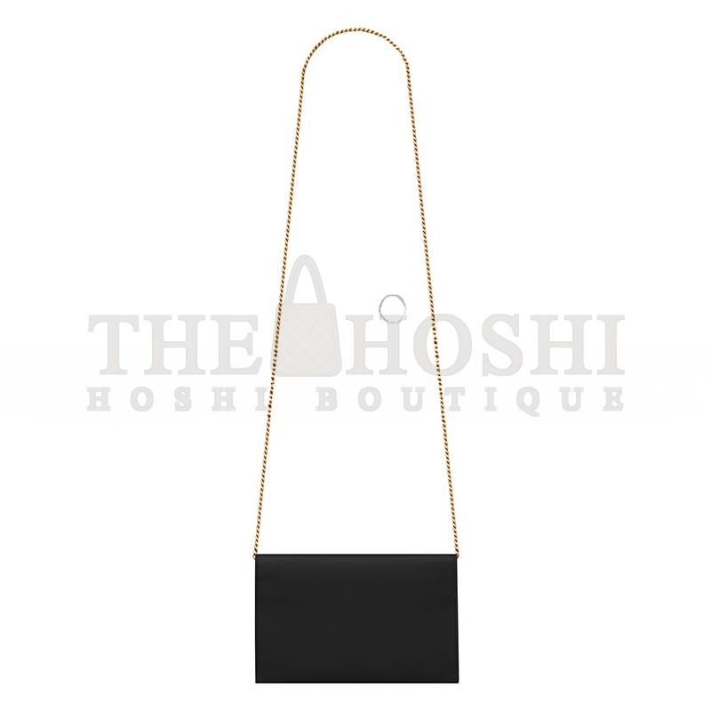 Y51 UPTOWN CHAIN WALLET IN GRAIN DE POUDRE EMBOSSED LEATHER 6077881GF0J1000 (19*12*3cm) Master Quality